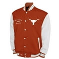 thumbnail image 2 of Men's Franchise Club Texas Orange Texas Longhorns Fleece Varsity Full-Snap Jacket, 2 of 3