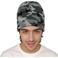 thumbnail image 3 of COUVER Unisex Camouflage Beanies, Gray Camo, 8 Inch, 1 Piece, 3 of 7