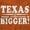 Texas Orange, variant on Texas Where Everything's Bigger Funny Men's Graphic T Shirt Tees Brisco Brands M