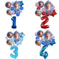 thumbnail image 2 of Globo de aluminio para niño pirata de Santiago, juego marino, suministros de decoración para fiesta de cumpleaños, globo con números, juguete para baby shower, globos para niños, regalo para niña, 2 of 4