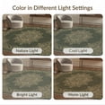 thumbnail image 7 of ODIKA 2'x3' Washable Accent Rug Pet Friendly, Bedside Mat Forest Bold Vintage Motif Symmetrical Sage Alfombra Verde Greenrug for Bedroom, Nursery, RV, 7 of 7
