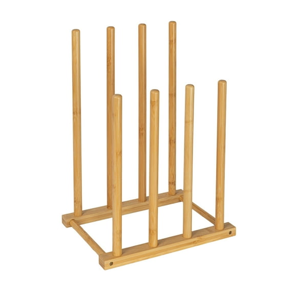 Household Essentials Bamboo 4 Pair Boot Rack, Natural