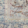 thumbnail image 4 of Nourison Vintage Kashan Medallion Vintage Indoor Rug Ivory Blue 4' x Round, 4 of 9
