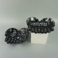 thumbnail image 4 of Plato de exhibición de almacenamiento de joyería de Halloween, plato de anillo de joyería de cerámica negra, soporte de joyería de Palma de Buda, plato de collar, 4 of 5