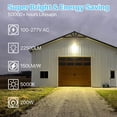 thumbnail image 2 of Luz LED para estacionamiento HYPERLITE, 200 W, 30000LM, 5000 K, 2 paquetes, 2 of 7