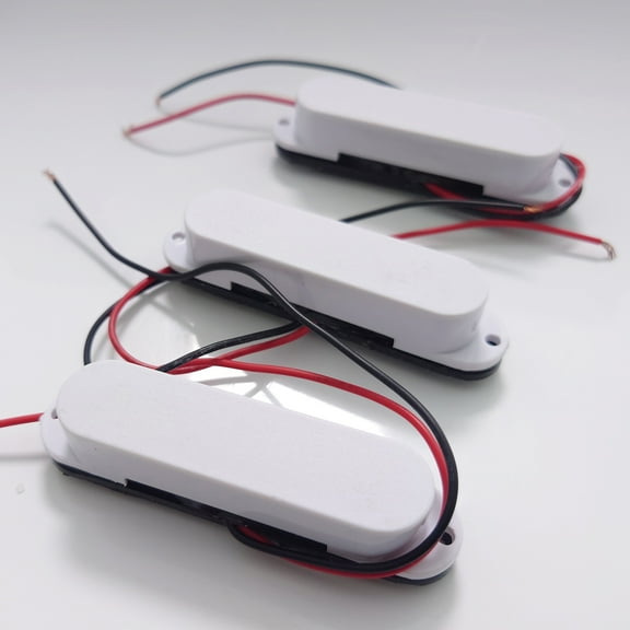 White Electric Guitar Pickups Set Ceramic Single Coil /Humbucker Pickup for 6 String Electric Guitar