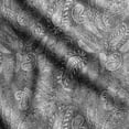 thumbnail image 1 of Soimoi Asian Paisley Print, Silk Fabric, Decor Sewing Fabric by The Yard 42 Inch Wide,Decorative Fabric for Shirts Suits Ties, Dark Gray, 1 of 5