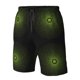 thumbnail image 4 of Balery Mandala With Marijuana Leaf Traje de Baño Estilo Hawaiano para Hombre, Shorts de Secado Rápido con Bolsillos-Large, 4 of 6