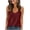 Wine #55, variant on WULMLEO Women's Lace Silk Satin Pajama Tank Tops V Neck Camisole Soft Spaghetti Strap Tops Loose Sleepwear Blue XL