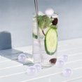 thumbnail image 2 of NOGIS 24 Pack Reusable Ice Cube for Drinks, Clear Round Shape Plastic ice Cubes Without Diluting BPA Free, Refreezable Ice Cubes for Coffee, Wine, Whiskey, Cocktails (Round), 2 of 7