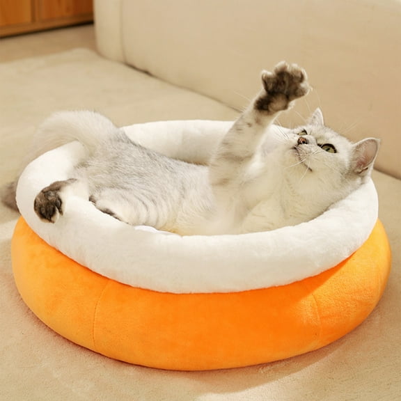 AZXY Dog Beds for Large Dogs,Donut Dog Bed,Pet Beds for Cats,Indestructible Washable Chew Proof Comfort Cat Bed Small Crate