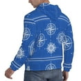thumbnail image 6 of Sikiie Compass Men's Hoodie, Essentials Hoodie, Sweatshirt, Pullover Hooded Sweatshirt for Men-4X-Large, 6 of 7