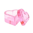 thumbnail image 1 of Vaso de vidrio para decoración de uñas con tapa, vaso grueso para decoración de uñas, para mujeres rosa, 1 of 9