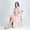 Pink, variant on ZZWXWB Robes For Women Women Solid Thicken Velvet Robe Bathrobe Gown Pajamas Sleepwear Pocket Waistband Pink M,ac1327