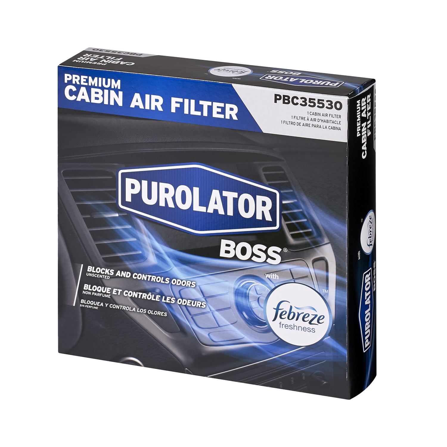 Purolator Cabin Air Filter with Febreze Freshness Purolator BOSS PBC35530 for Nissan