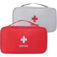 thumbnail image 1 of 2 Pieces First Aid Kit Travel Medicine Kit Empty Portable Waterproof Medical Bag (Red,White), 1 of 5