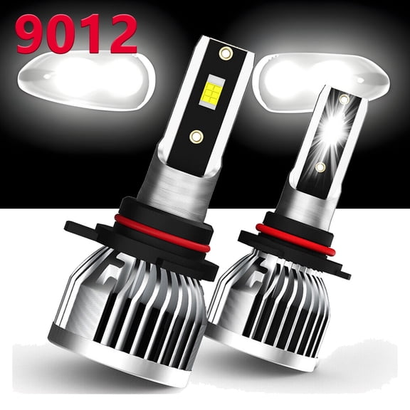 For Toyota RAV4 2016-2018,LED Headlight Bulbs 9012 High/Low Beam White,6000K,Super Bright，Pack of 2