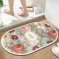 thumbnail image 1 of EGNMCR Outdoor Rug Bathroom Rugs Rugs for Living Room New Small Fresh Bathroom Thickened Absorbent Floor Mats Bathroom Door Non-slip Mats Toilet Bathroom Quick-drying Mats quickdrying floor, 1 of 5