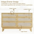 thumbnail image 4 of Commode à Tiroirs en Rotin, avec Ports USB et Prises pour Chambre, 4 of 13