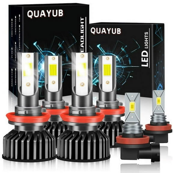 For Nissan Altima 2007-2018 6x 6000K LED faros Hi-Lo   luz antiniebla