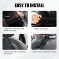 thumbnail image 4 of Braxan - Soporte Para Bolso De Coche Entre Asientos, Gran Capacidad, Bolsa De Almacenamiento Para Asiento Trasero, Barrera Para Mascotas Y Niños, Universal Para Suv, Camión, Rv (Negro), 4 of 5