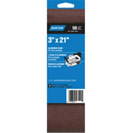 

Norton 2242 3 x 21 Cloth Sand Belt 50