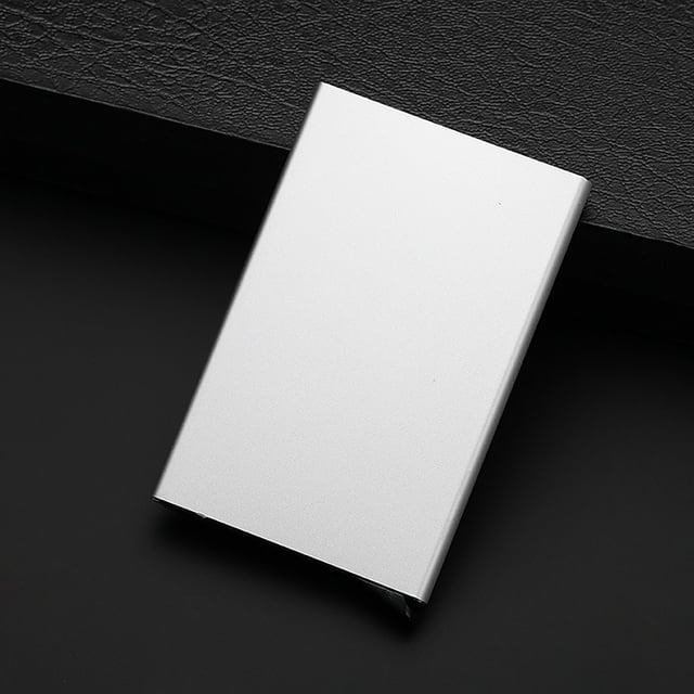 LSLJS Automatic Pop-up Credit Card Business Card Metal Aluminum Alloy Card Box, Home Kitchen Gadgets Accessories