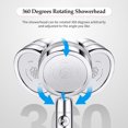 thumbnail image 2 of Labymos Handheld Shower Head with Turbo Fan ON/Off Pause Switch Cotton Filter Water Saving High, 2 of 8