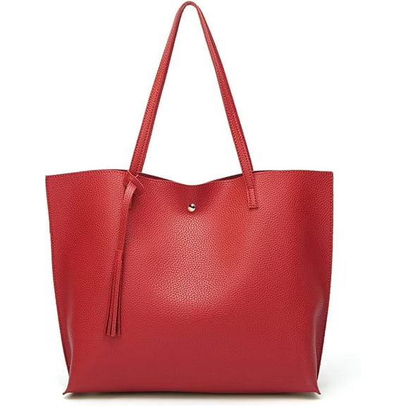 Tote Bag for Women,Ladies Handbag,Soft PU Leather Large Capacity Women's Top