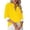 Yellow, variant on Fnooota Womens Button Down Shirts, Casual Solid Color Long Sleeve Fall Tops Orange Size XL