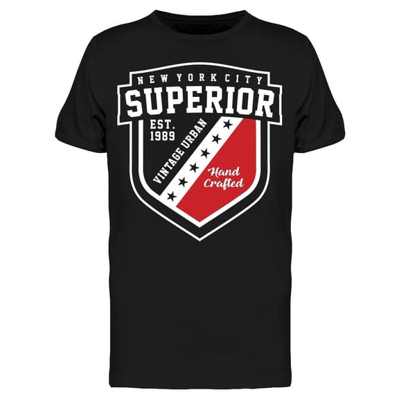 Nyc The Superior Vintage Urban T-Shirt Men -Image by Shutterstock, Male Small