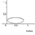 thumbnail image 1 of 14kw 1.2mm Half Round Satin Stackable Band, 1 of 3