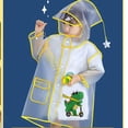 thumbnail image 4 of TAIAOJING Toddler Summer Autumn Boys Girls Plain Color Buttoned Thick Poncho Raincoats Rain Ponchos Soft 8-10Y, 4 of 4