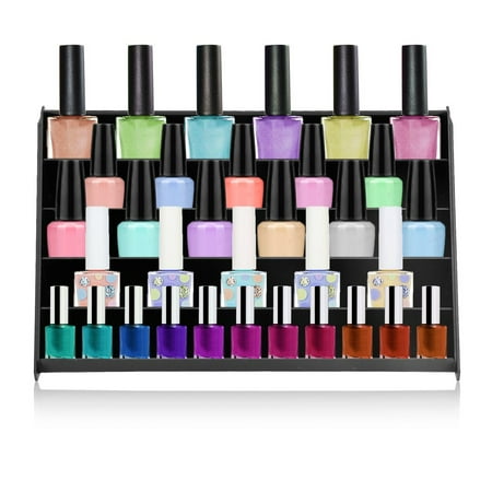 5-Tier Acrylic Makeup Cosmetic Nail Polish Display Rack Stand Holder Organizer