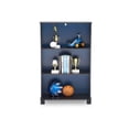 thumbnail image 3 of Delta Children Kids DC Superhero Batman Wooden 3 Shelf Bookshelf Bookcase, Black, 3 of 4