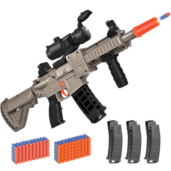 Fusil de francotirador eléctrico PIXATA Toy Gun con 120 balas blandas