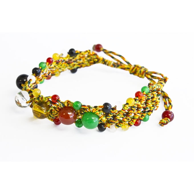 Feng Shui 5-Element Bracelet with Double 5-Element Strings - Walmart.com