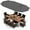 Mix Brown,Gray, variant on Costway 11 PCS Patio Dining Set with 15ft Double-Sided Patio Umbrella (Base Included) Wine