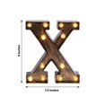 thumbnail image 3 of Efavormart Antique Black Industrial Style Letter "X", Vintage Style Alphabet Letter - 9", 3 of 9