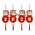 thumbnail image 5 of Dserhfy 4 Pcs Chinese New Year Hanging Lantern Decoration Red Lucky Paper Honeycomb Lantern for Spring Festival Celebration, 5 of 8
