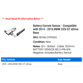 thumbnail image 2 of Battery Current Sensor - Compatible with 2014 - 2016 BMW 335i GT xDrive Base 2015, 2 of 2