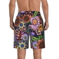 thumbnail image 3 of Naloa Vintage Floral Men's Beach Shorts, Surfing shorts, Swim trunks, Quick Dry Swim Trunks for Surfing Beach Fun - X-Large, 3 of 9