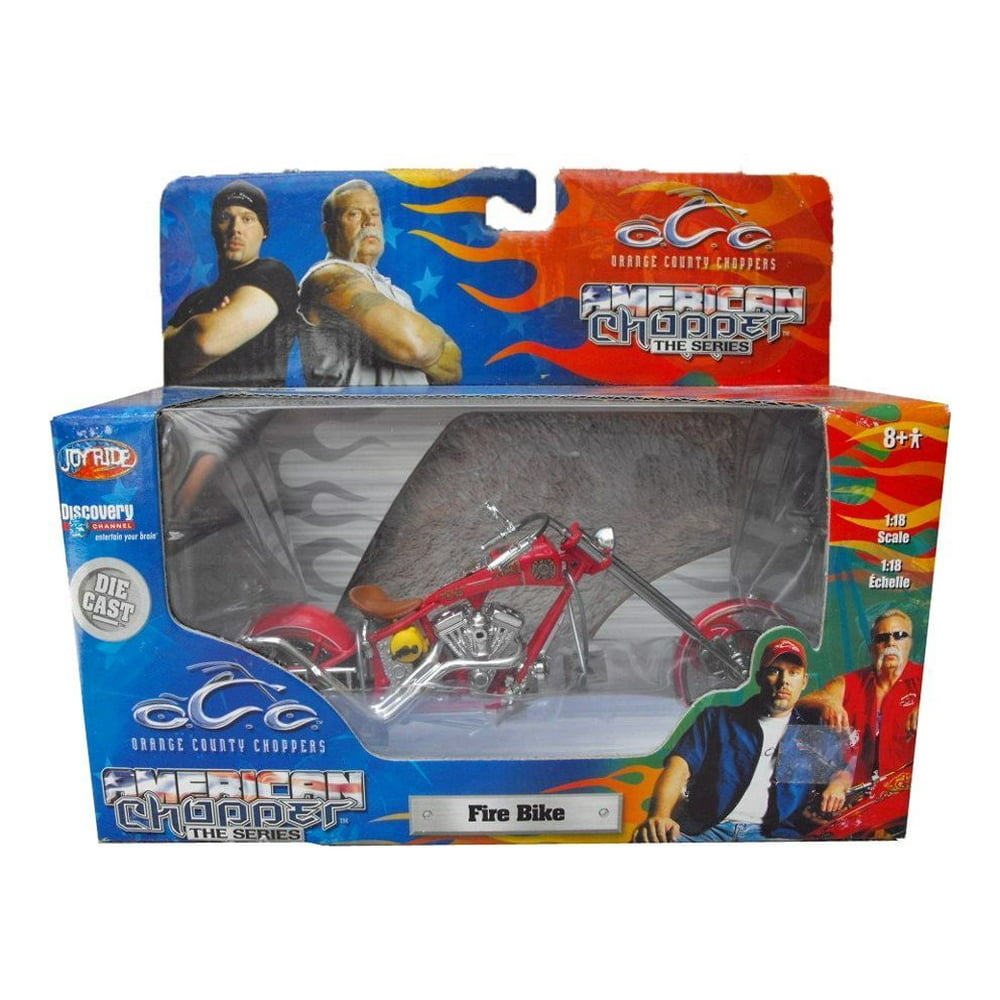 American Chopper the Series Fire Bike Orange County Choppers Occ Toy
