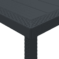 thumbnail image 6 of vidaXL Garden Dining Set 13 pcs Anthracite Polt rattan, 6 of 12