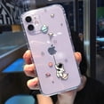 thumbnail image 1 of Linda caricatura astronauta estrella espacio teléfono funda en iPhone 11 13 14 Pro MAX XS XR X 12 7 8 Plus claro suave TPU a prueba de golpes contraportada Tan Jianjun unisex, 1 of 2