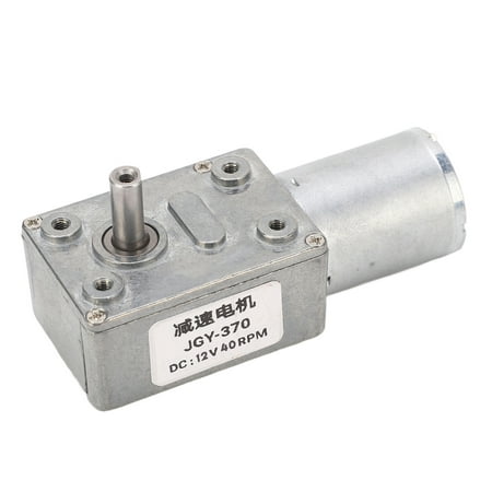 

DC Gear Motor DC12V Self Locking Gear Motor Single Shaft Compact With Fixed Base For Labeling Machine 10RPM 30RPM 40RPM