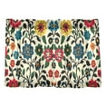 thumbnail image 7 of Yayeee Kitchen Curtains Light Filtering 27"x24" Rod Pocket Short Cafe Window Panel, Vibrant Floral, 7 of 7