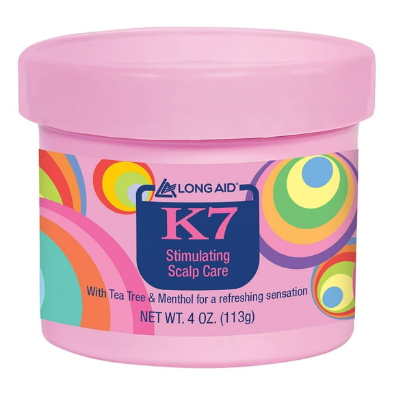 Ampro Long-Aid K7 Stimulating Scalp Care Conditioner, Leave-In, 4 oz