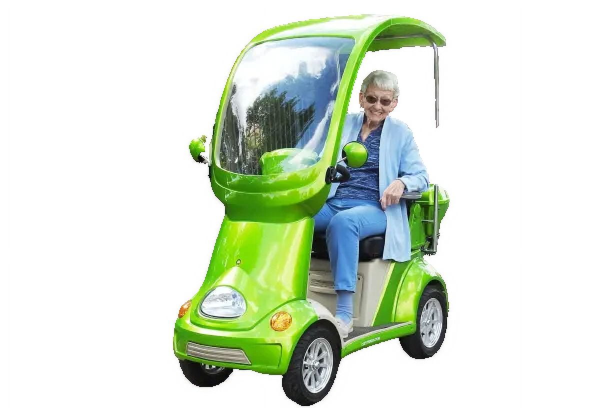 Four-Wheel Electric Golf Cart with Canopy Power-Buggy DX Scooter