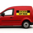 thumbnail image 1 of Do Not Disturb VIP Ride Car Magnet Sign by DC | Flexible Car Magnetic Sheets with Adhesive Backing | 12"x36" Bumper Magnet Sticker for Vehicles, Trucks & Advertising Signs | 2 PC | Made in USA, 1 of 6